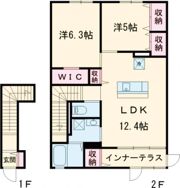 クレアⅡの間取り画像
