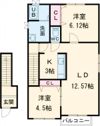 Clair Sharm A（クレールシャルム）の間取り画像