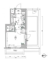 スパシエアルカーノ府中の間取り画像