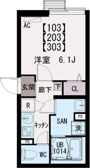 イクシオ東府中の間取り画像