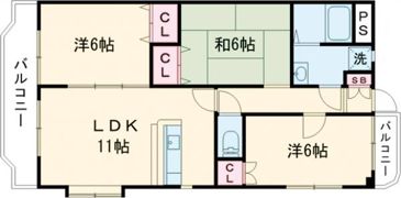 シャルム桜木の間取り画像