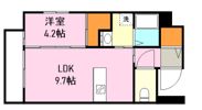 CLARE GRACE荒田の間取り画像