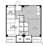 ビレッジハウス宮の前1号棟の間取り画像