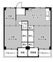 ビレッジハウス宮の前2号棟の間取り画像