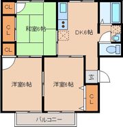 アメニティゾーン沖野の間取り画像