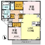 メルベーユの間取り画像