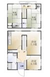 木太町貸戸建の間取り画像