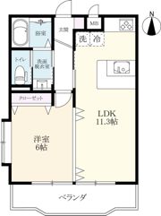 ハーモニーレジデンスIIの間取り画像