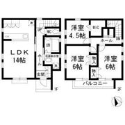 玉堤2丁目戸建の間取り画像