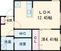 ピオネロ恵庭Ⅲの間取り画像