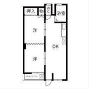 アレーズ岐阜北B棟の間取り画像