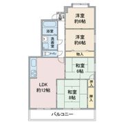 名幸ハイツの間取り画像
