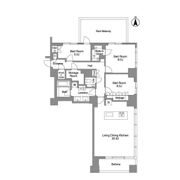 パークコート白金長者丸の間取り画像