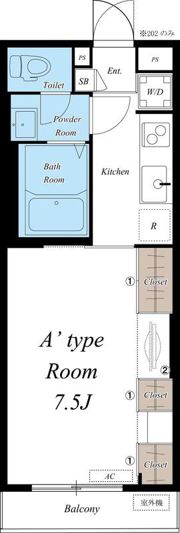 リブリ・THE BASEの間取り画像