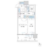 パークシティ柏の葉キャンパス ザ・ゲートタワー ウエストの間取り画像