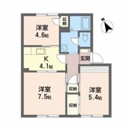 クレフォートメゾンBの間取り画像