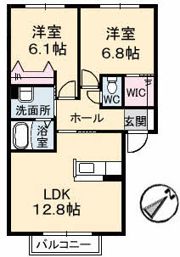 グランマスト古志原 C棟の間取り画像
