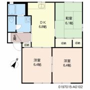 花ぞ野ローズガーデン A棟の間取り画像