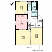 ディアス畝刈 A棟の間取り画像