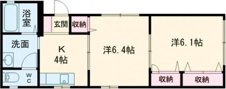 シルクハイツの間取り画像