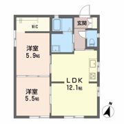 リバティヒルズ D棟の間取り画像