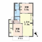 バリュージュRYO A棟の間取り画像