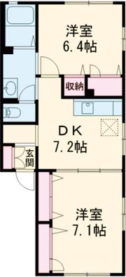 グリーンコート佐々の間取り画像