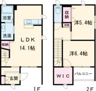 フェリシエ花園の間取り画像