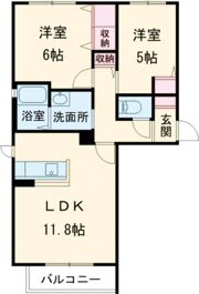 パークサイドヴィラ C棟の間取り画像