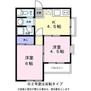 ブルースカイ原木の間取り画像