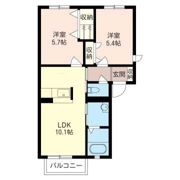 ディアスかねこの間取り画像