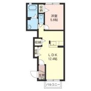 サンモールAの間取り画像