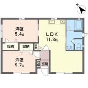 グランドソレーユBの間取り画像