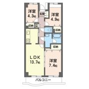 マストコート津田沼の間取り画像