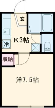 コーポ南金井の間取り画像