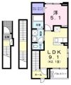 ブリュームⅡの間取り画像