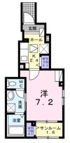 プラシードCOCOⅢの間取り画像