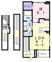 アイビードットオザクの間取り画像
