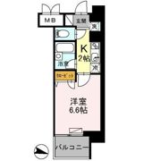 カスタリア住吉の間取り画像