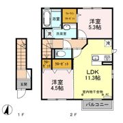 ジェイド旭の間取り画像