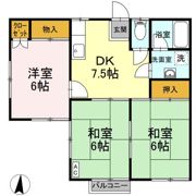 アミティハイツの間取り画像