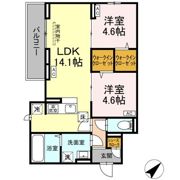 CLASSEUM都賀の間取り画像