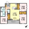 CLASSEUM都賀の間取り画像