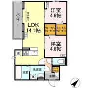 CLASSEUM都賀の間取り画像