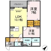 CLASSEUM都賀の間取り画像