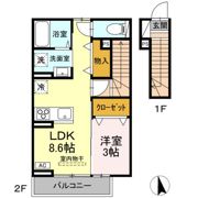 ヴィラ ベアテの間取り画像