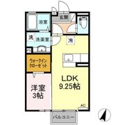 ベル･クレール吉田の間取り画像