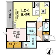 (仮称)D-ROOM二之宮の間取り画像