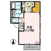 アペルトコート Aの間取り画像