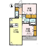 ルエスト・ラメールⅡの間取り画像